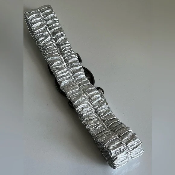 Vintage 1970’s Enrico Coveri Italian Designer Silver Unique Disco Belt Rare